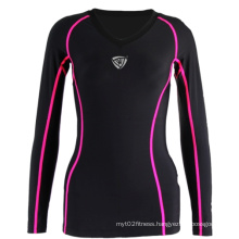 Stock Women Rash Guard Nylon Spandex SRC-101